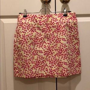 Floral J Crew skirt
